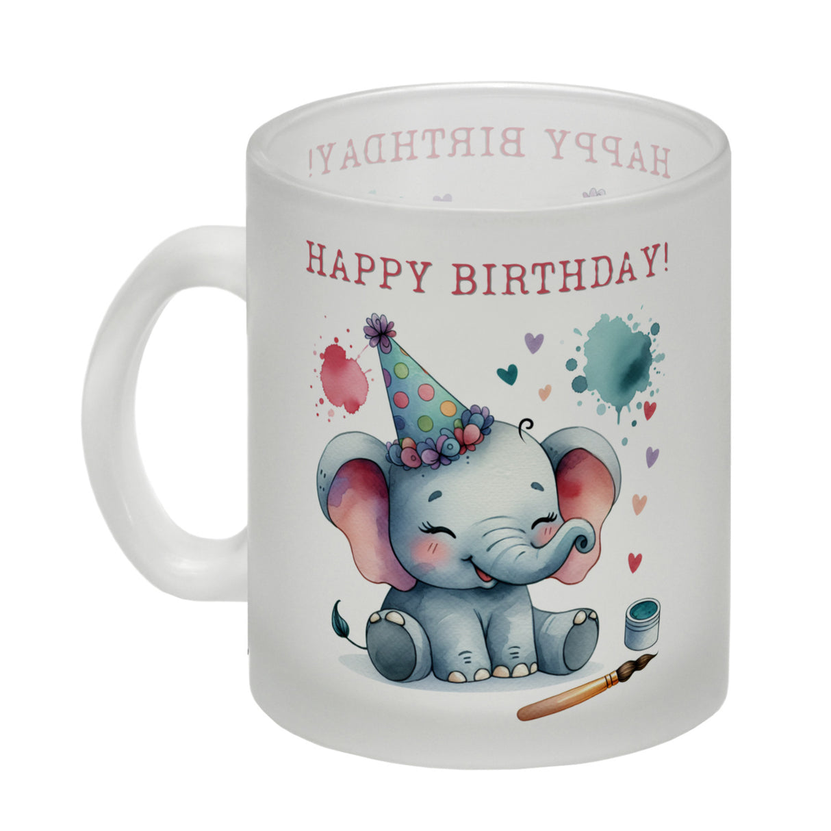 Happy Birthday Elefant Kaffeebecher