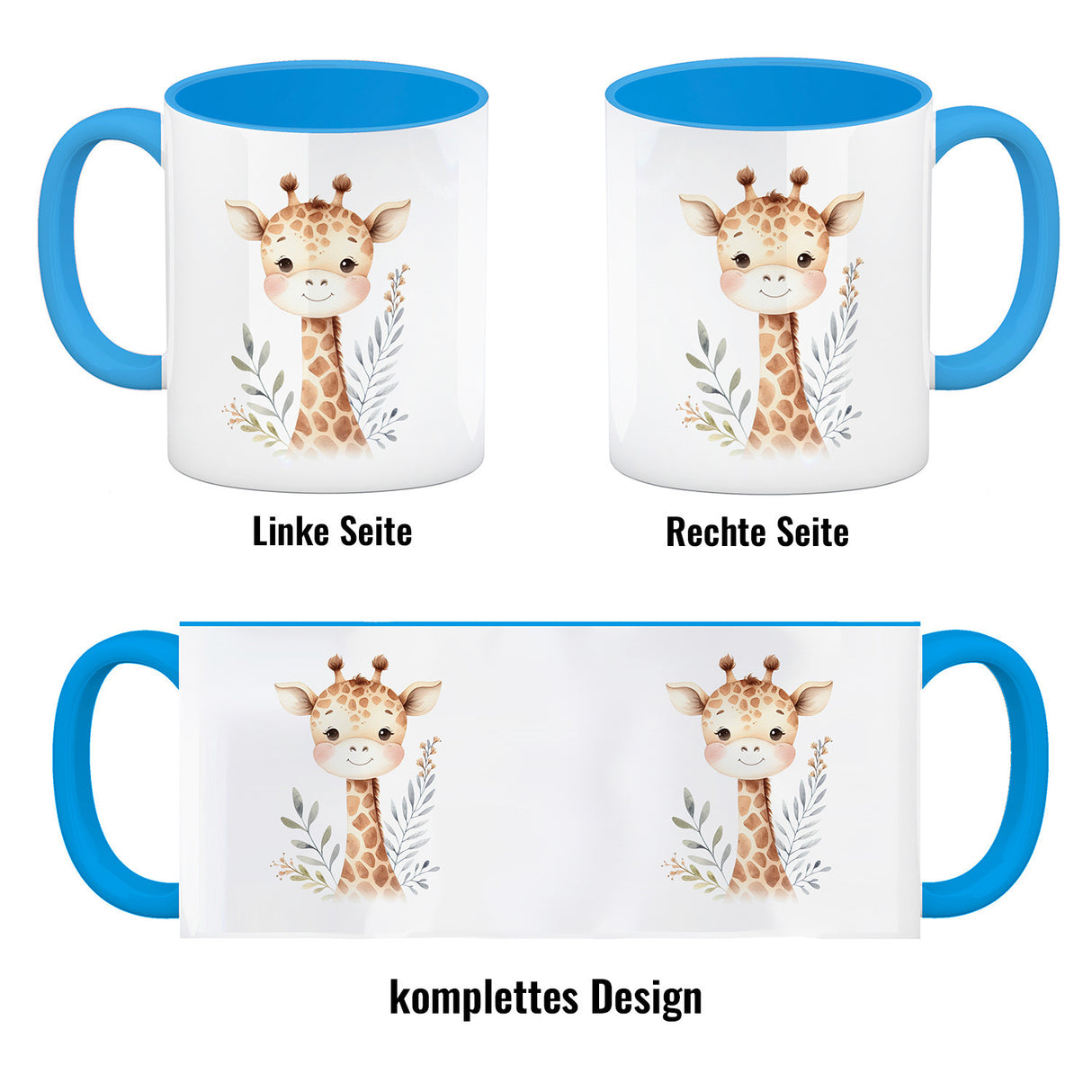Giraffe Kaffeebecher