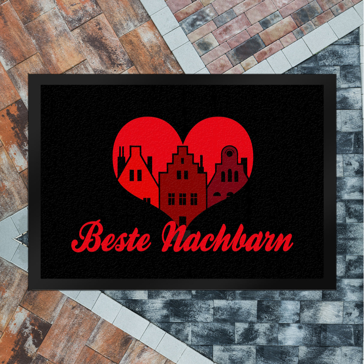 Nachbarschaft Fußmatte in 35x50 cm mit Spruch Beste Nachbarn