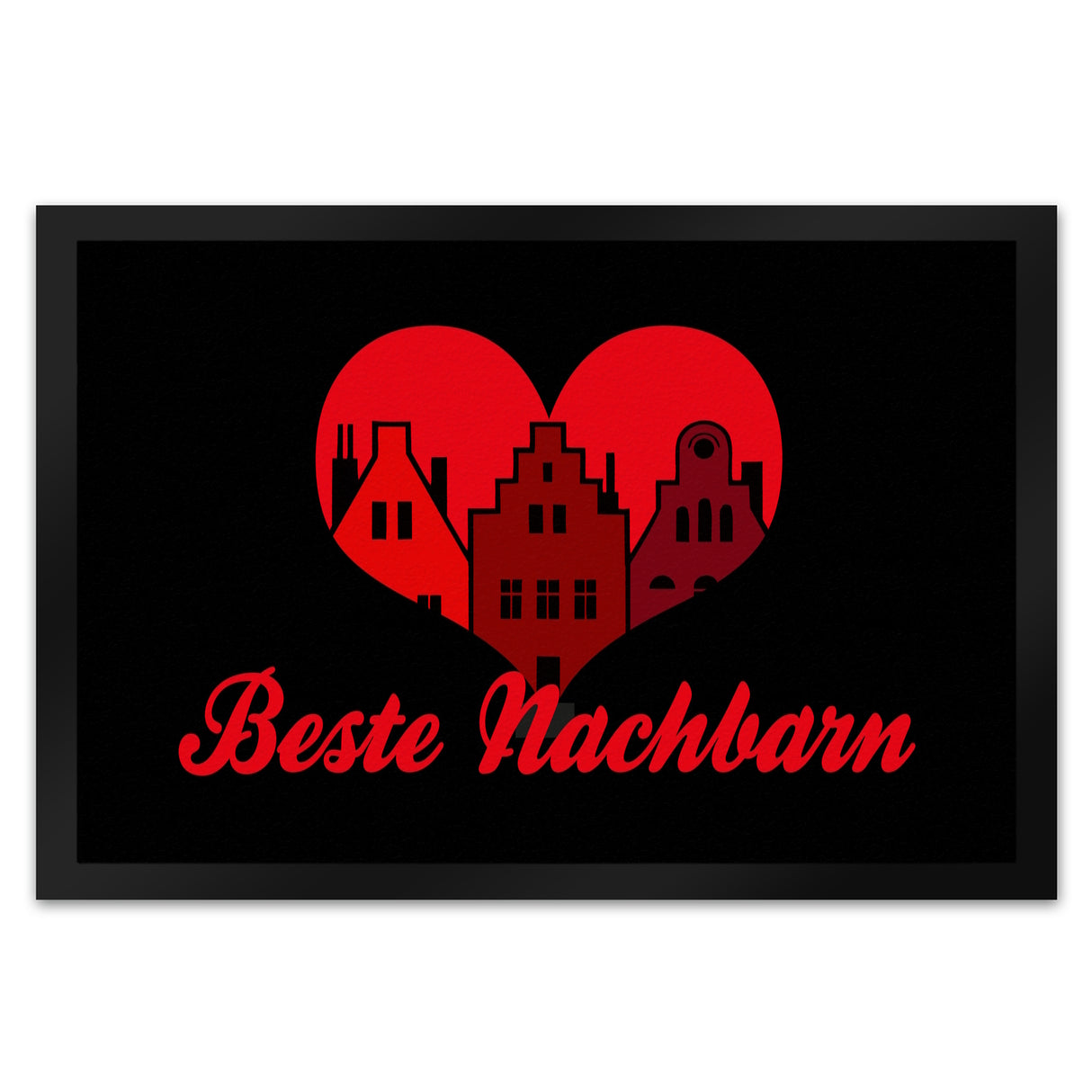 Nachbarschaft Fußmatte in 35x50 cm mit Spruch Beste Nachbarn