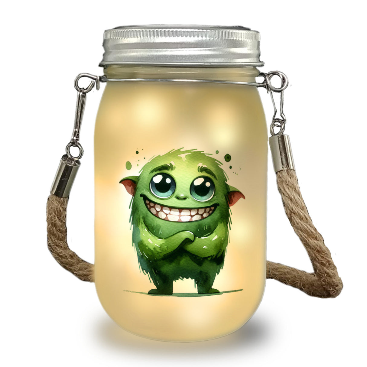 grünes Monster Solarlicht