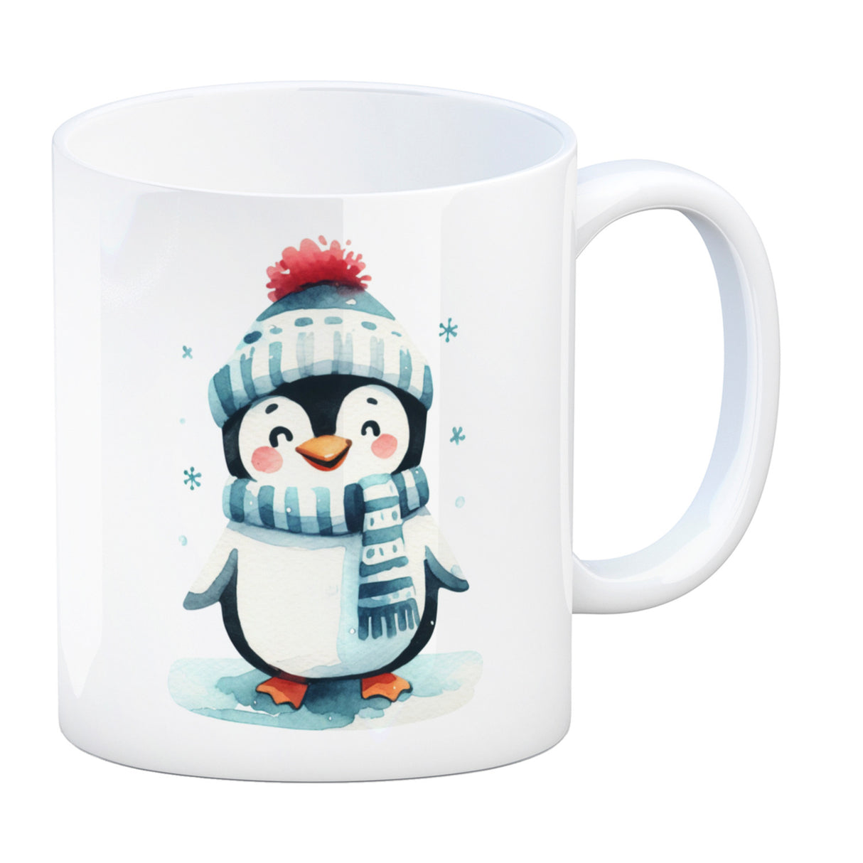 lustiger Pinguin Kaffeebecher