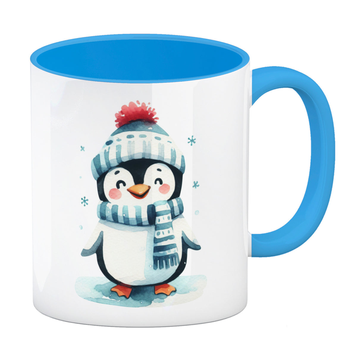 lustiger Pinguin Kaffeebecher