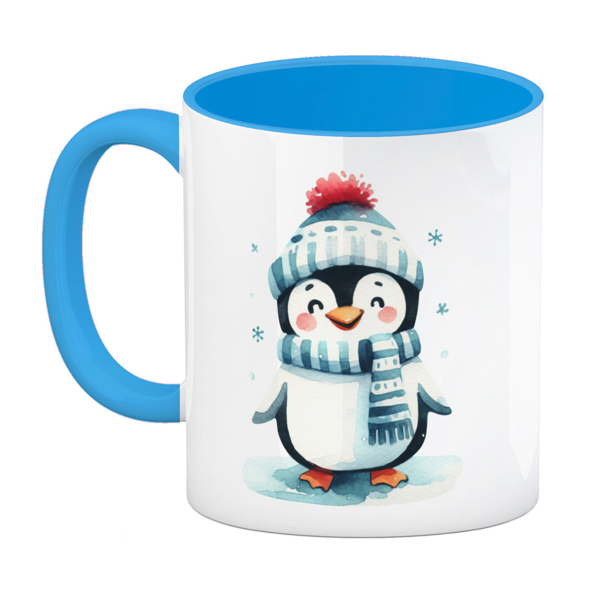 lustiger Pinguin Kaffeebecher