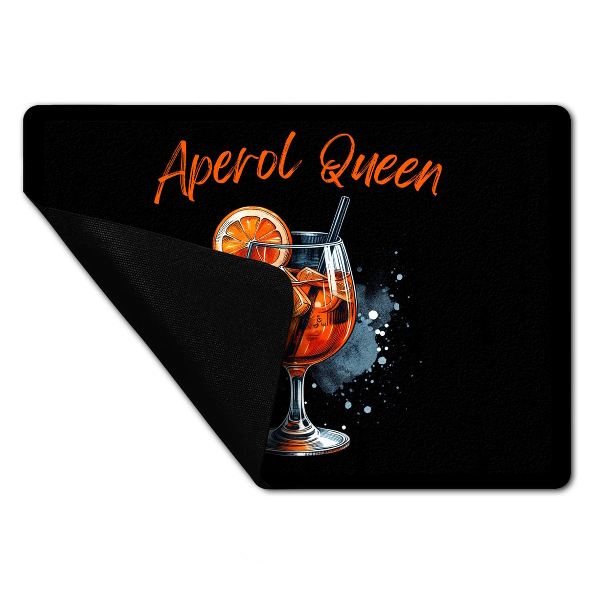 Aperol Queen Fußmatte in 35x50 cm ohne Rand