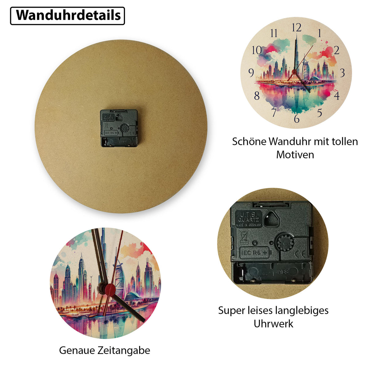 Dubai Wanduhr