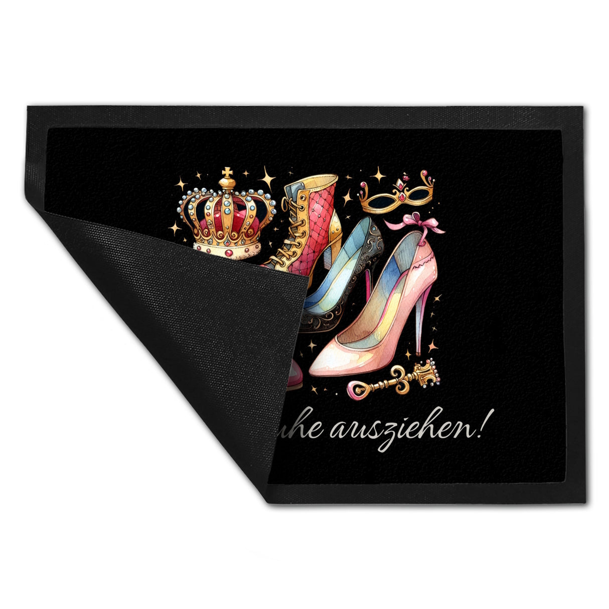 Schuhe ausziehen Fußmatte in 35x50 cm mit Spruch Bitte Schuhe ausziehen