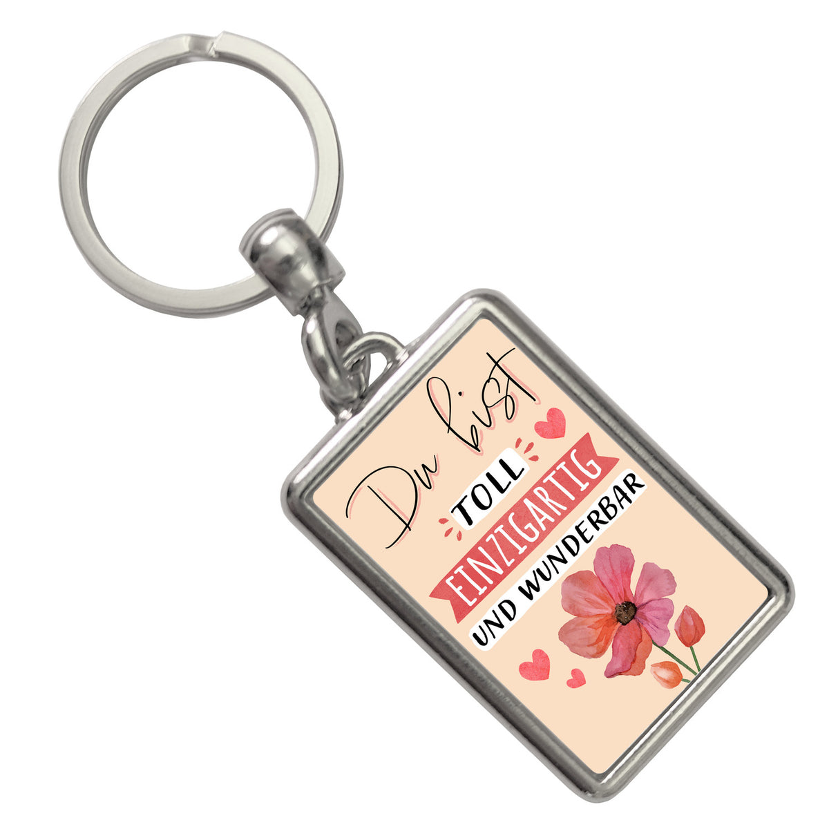 Magnete A Forma Di Fiore Con Scritta Du Bist Toll | Regalo Per Migliore Amica, Mamma, Sorella, 5,9 Cm - 2