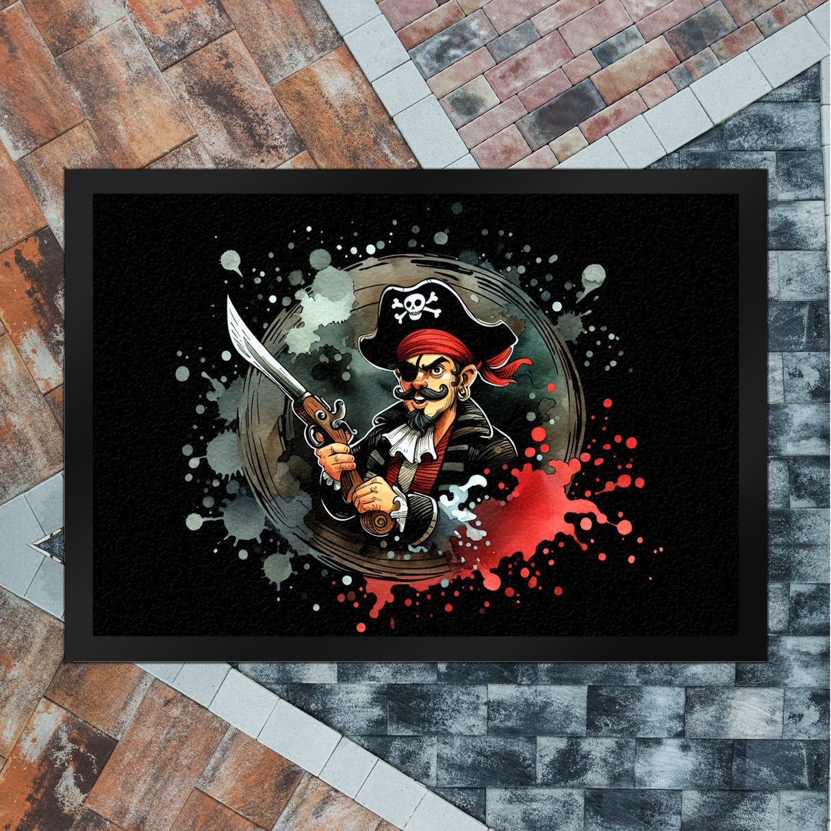 Pirat Fußmatte in 35x50 cm