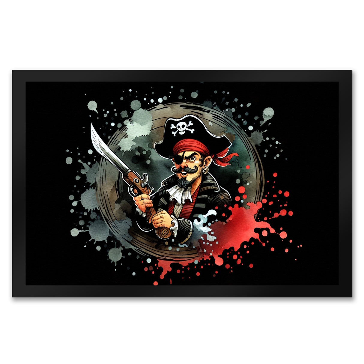 Pirat Fußmatte in 35x50 cm