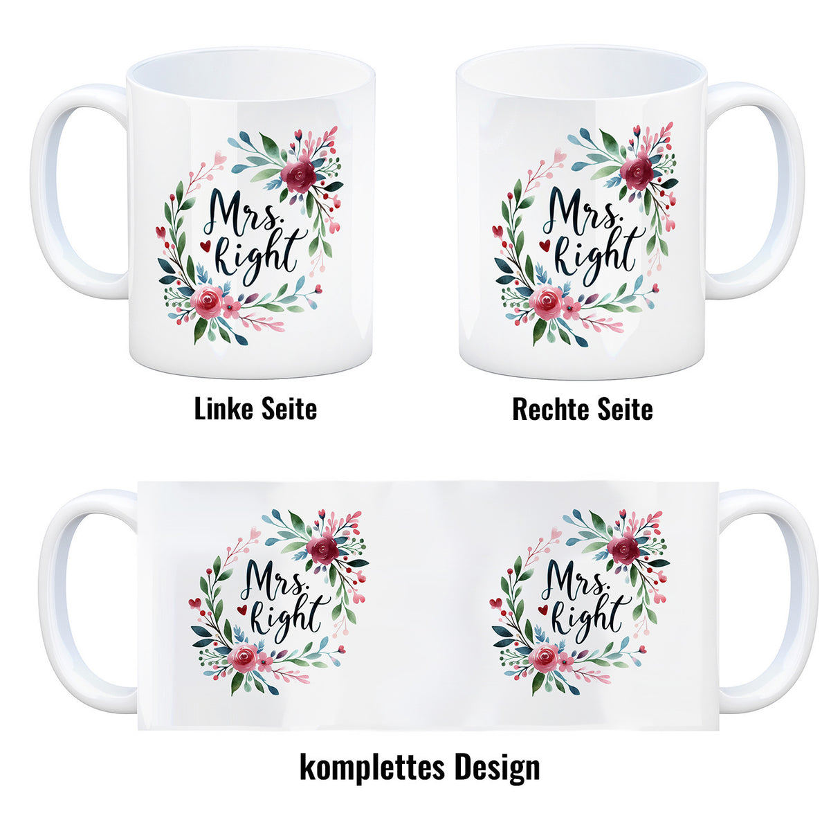 Mrs Right Kaffeebecher