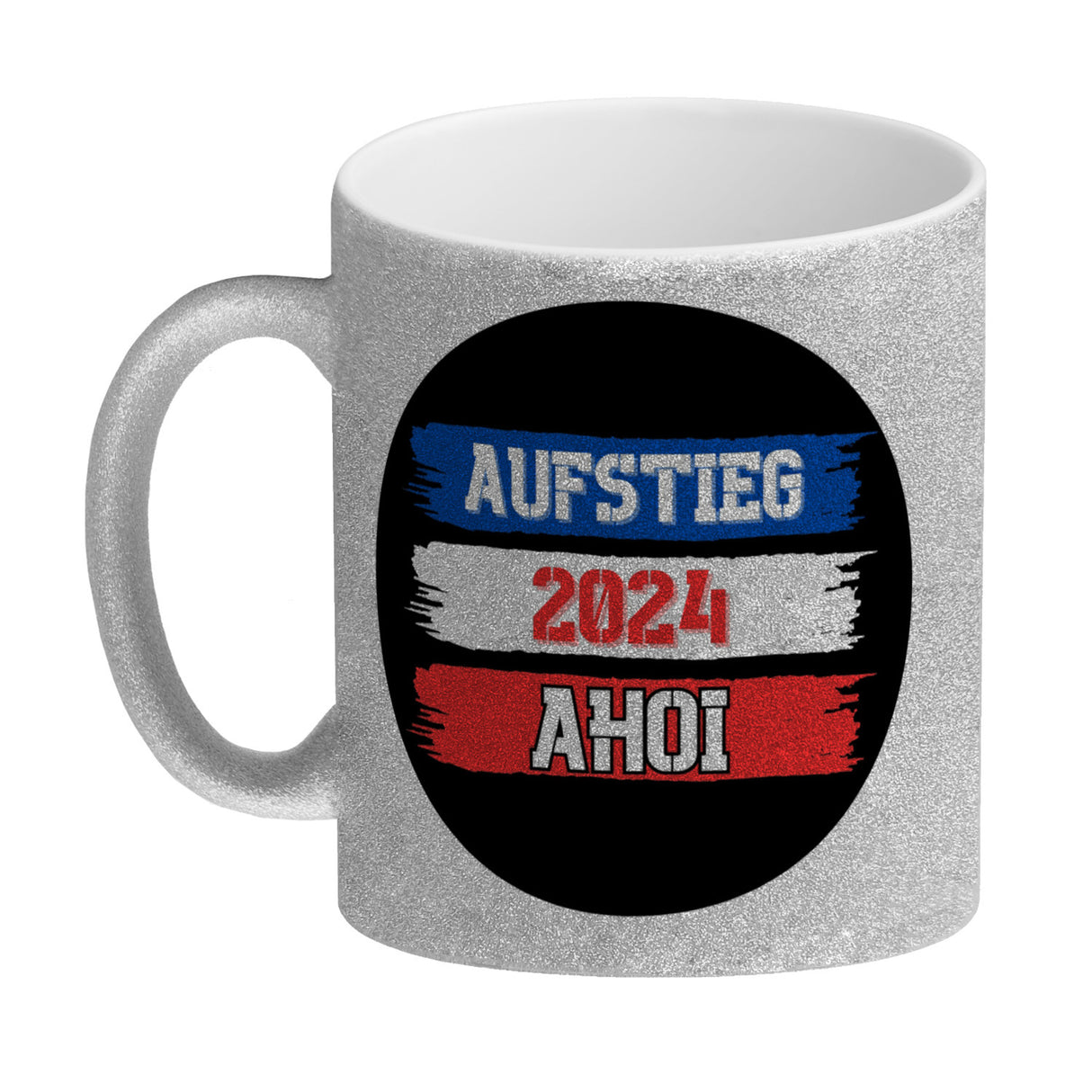 Kiel Aufstieg 2024 Kaffeebecher mit Spruch Ahoi