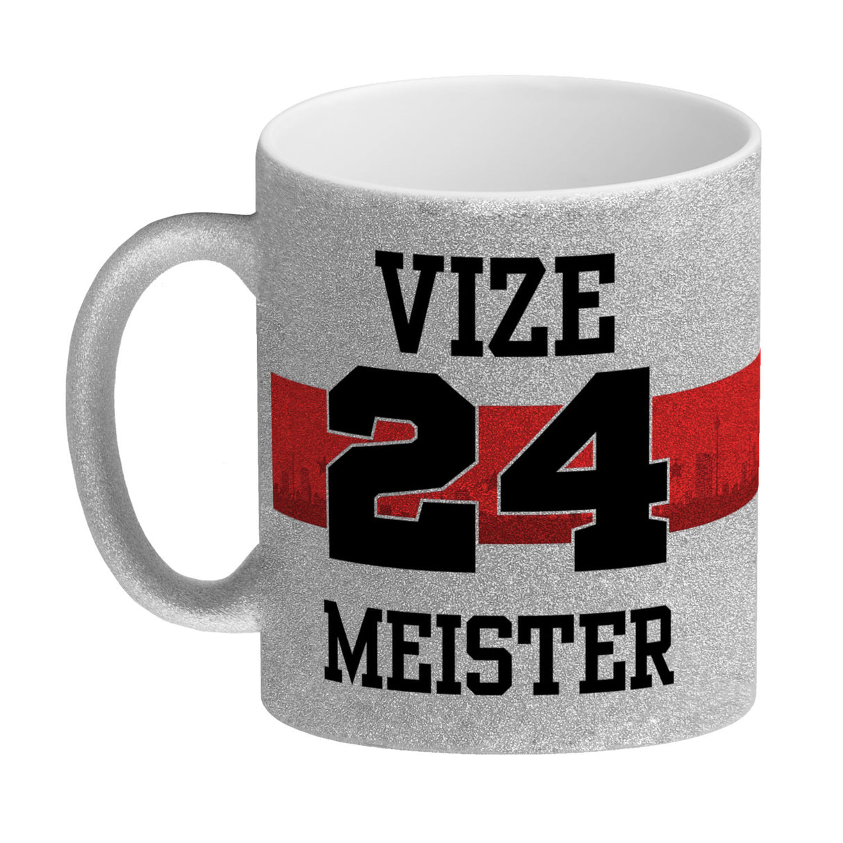 Stuttgart Brustring Kaffeebecher mit Spruch Vizemeister 2024