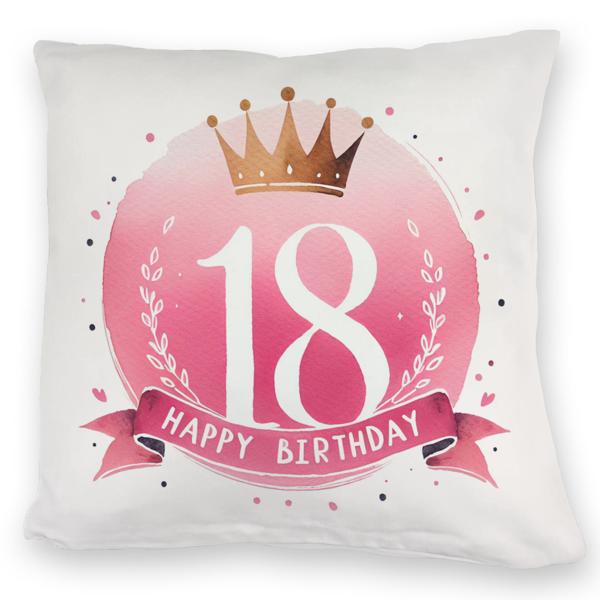 Happy Birthday 18 Krone Kissen