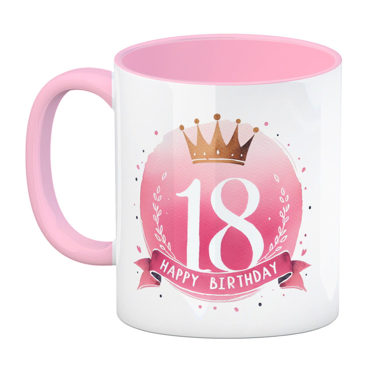 Happy Birthday 18 Krone Kaffeebecher