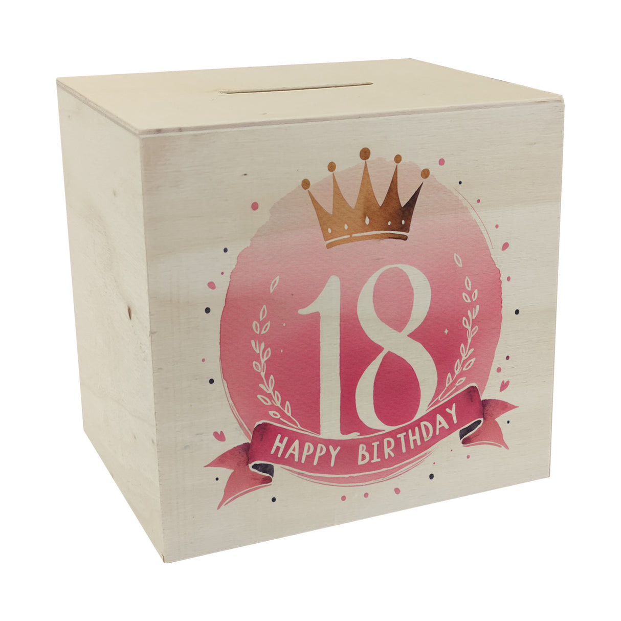 Happy Birthday 18 Krone Spardose