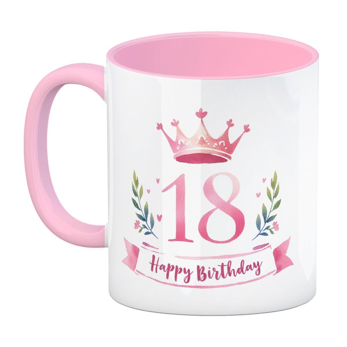 Happy Birthday 18 Krone Kaffeebecher