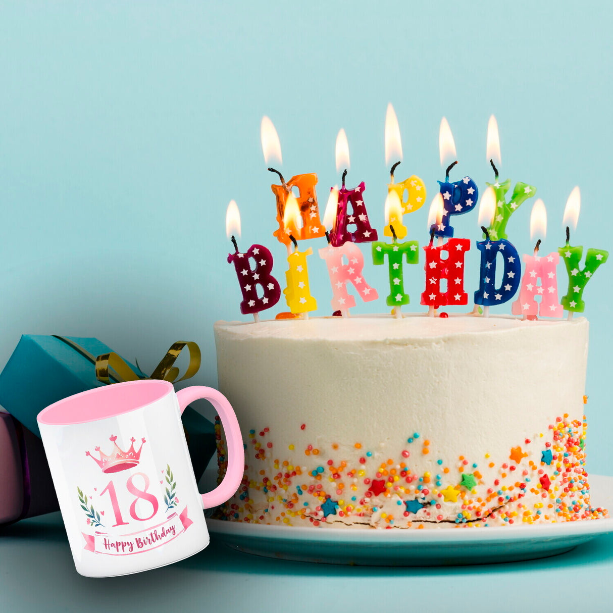 Happy Birthday 18 Krone Kaffeebecher