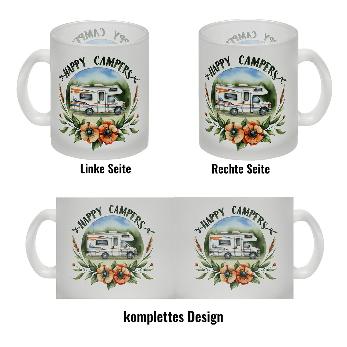Wohnmobil Happy Campers Kaffeebecher