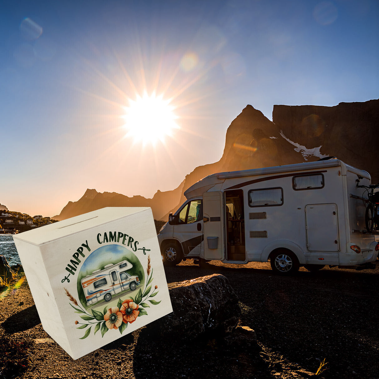 Wohnmobil Happy Campers Spardose