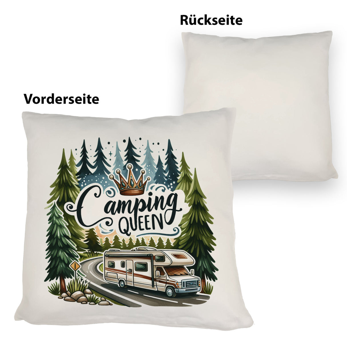 Wohnmobil Camping Queen Kissen