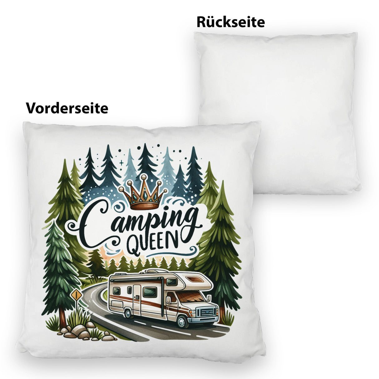 Wohnmobil Camping Queen Kissen