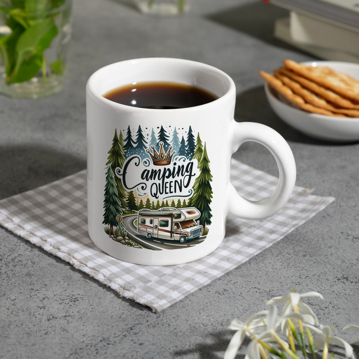 Wohnmobil Camping Queen Kaffeebecher