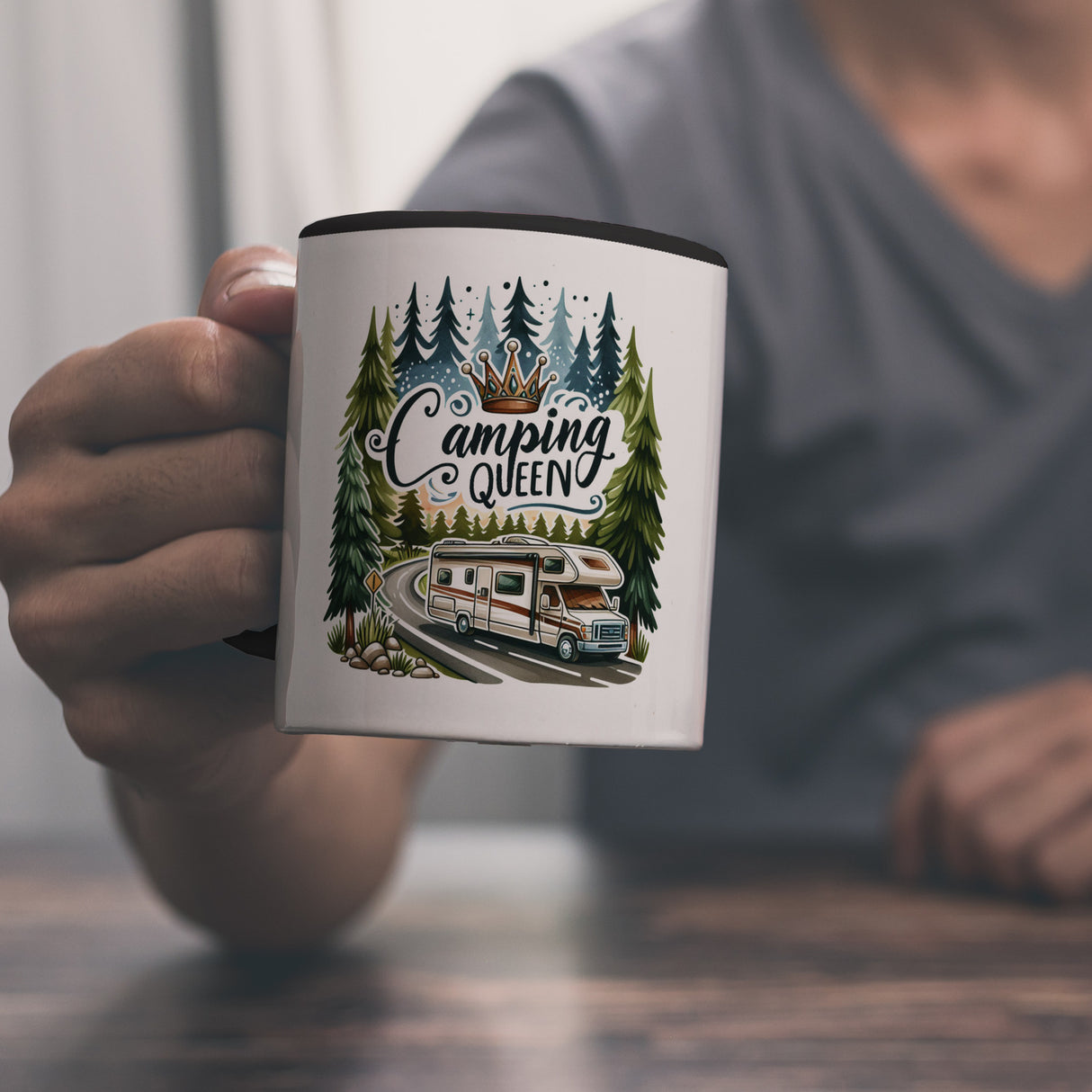 Wohnmobil Camping Queen Kaffeebecher