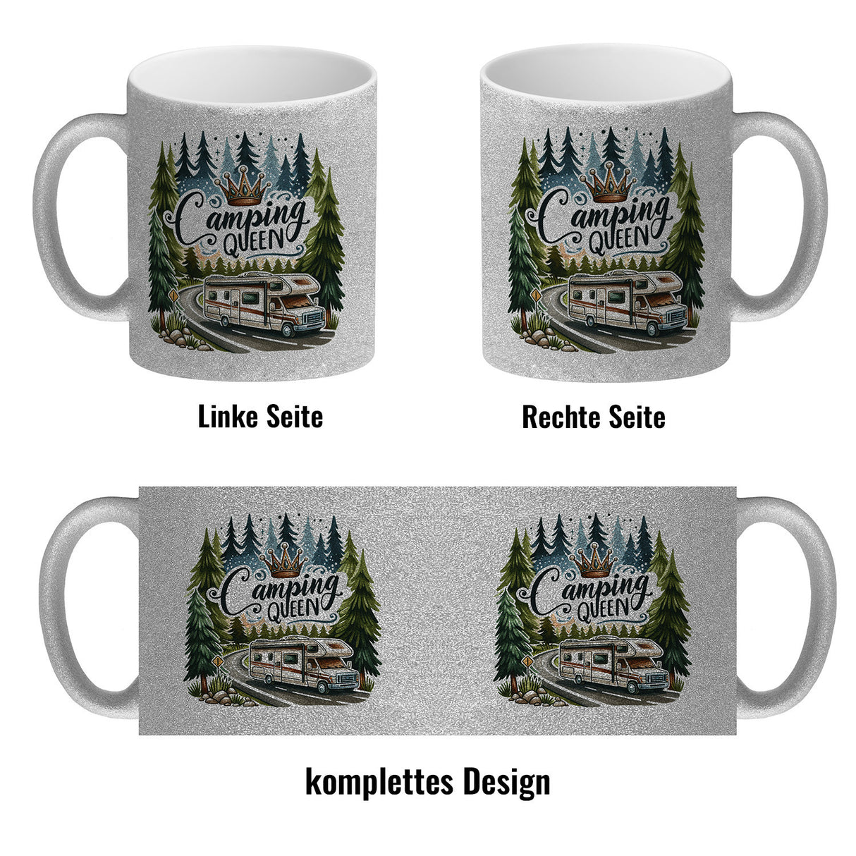 Wohnmobil Camping Queen Kaffeebecher