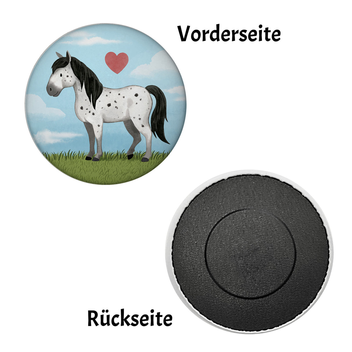 Pony Magnet rund