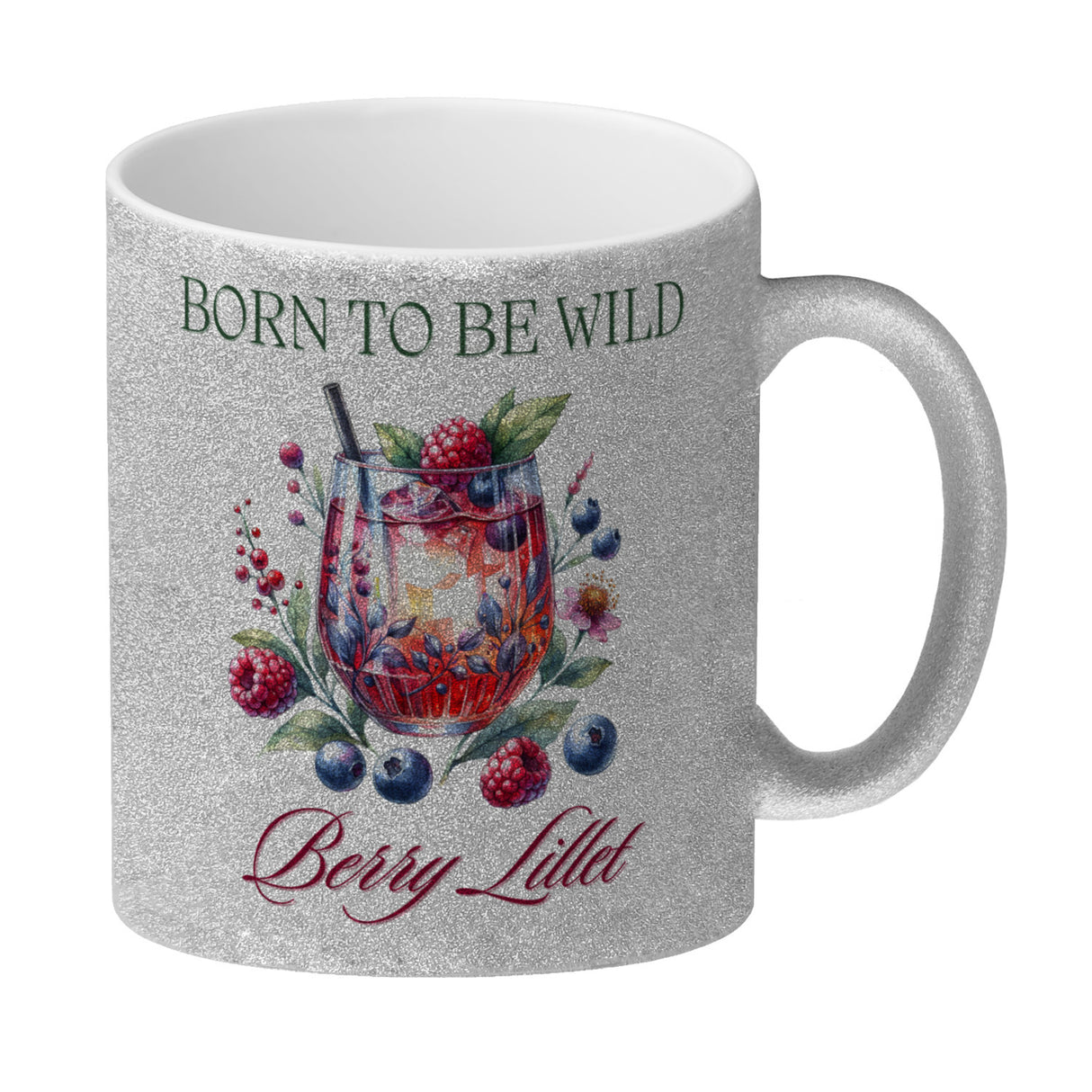 Wild Berry Lillet Kaffeebecher mit Spruch Born to be wild Berry Lillet
