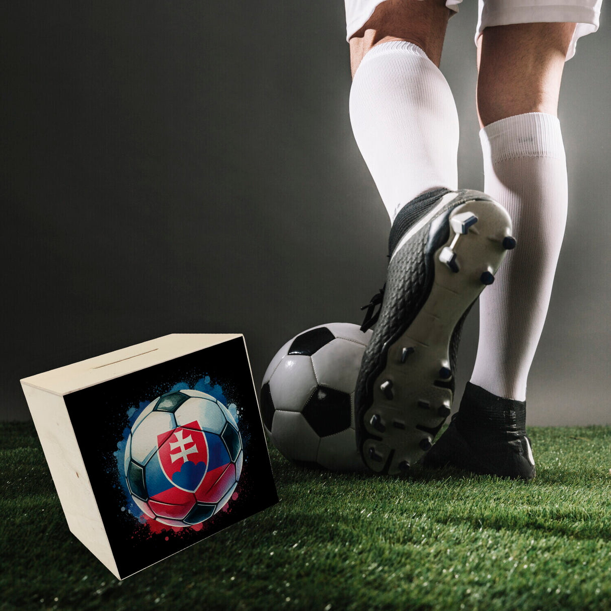Fußball Slowakei Flagge Spardose