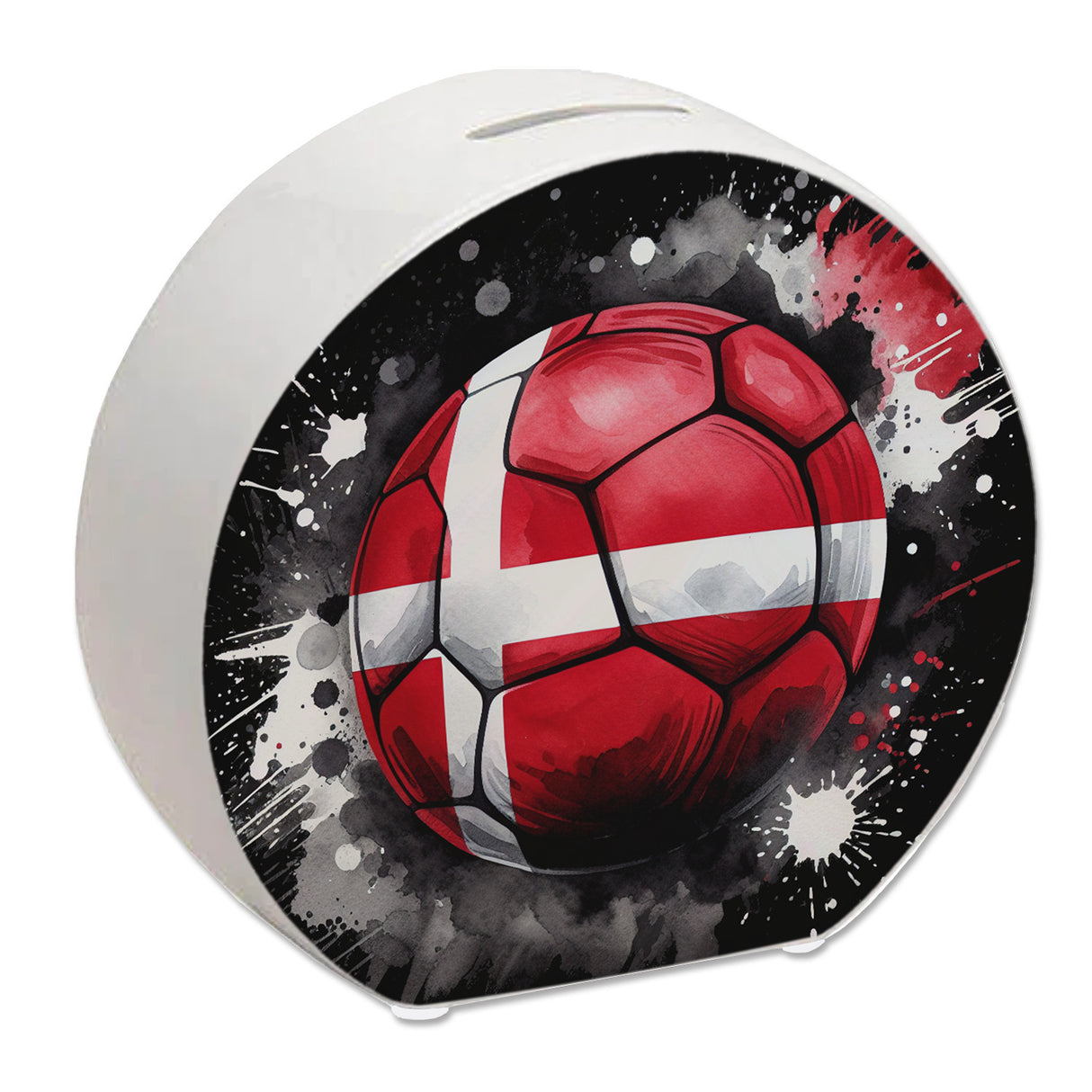 Fußball Dänemark Flagge Spardose
