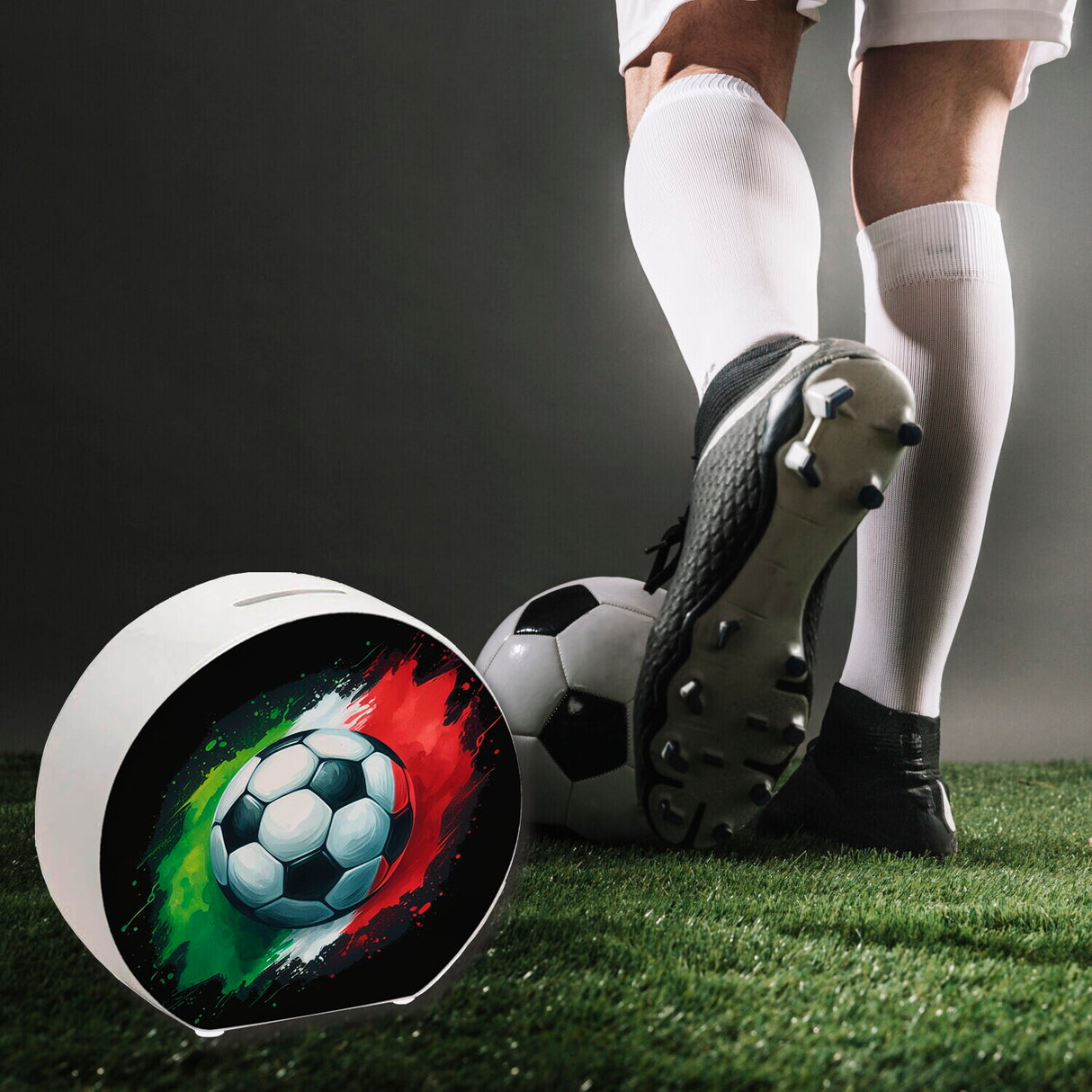 Fußball Italien Flagge Spardose