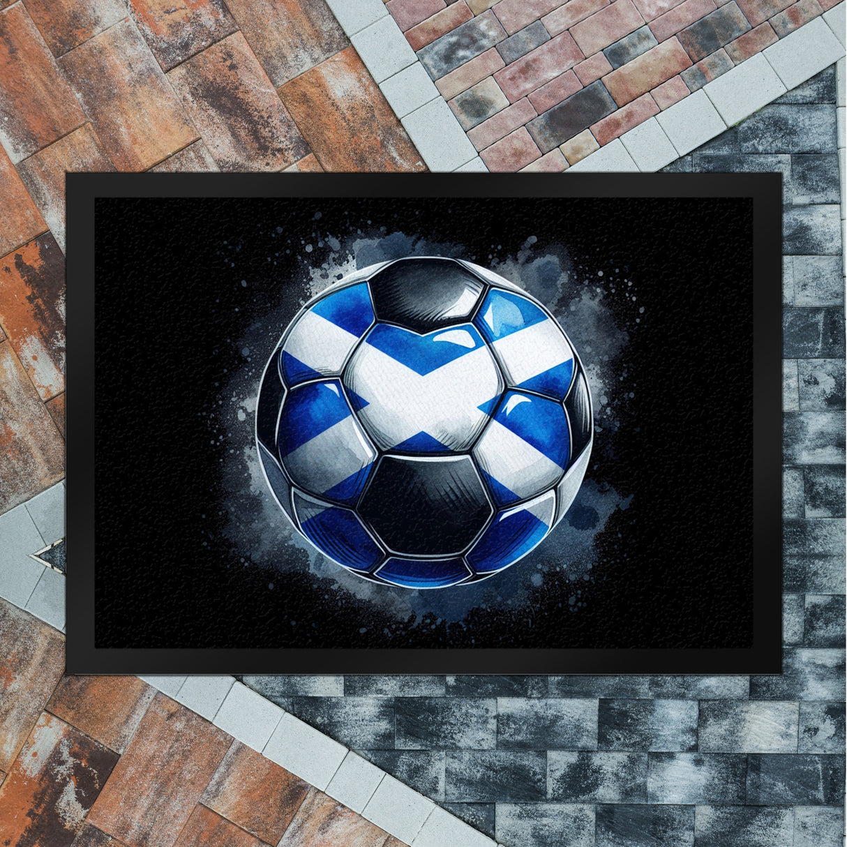 Fußball Schottland Flagge Fußmatte in 35x50 cm