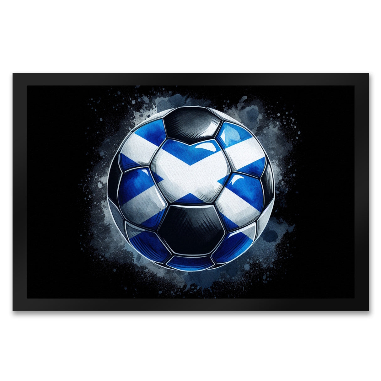 Fußball Schottland Flagge Fußmatte in 35x50 cm