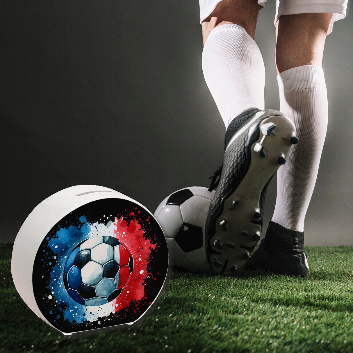 Fußball Frankreich Flagge Spardose
