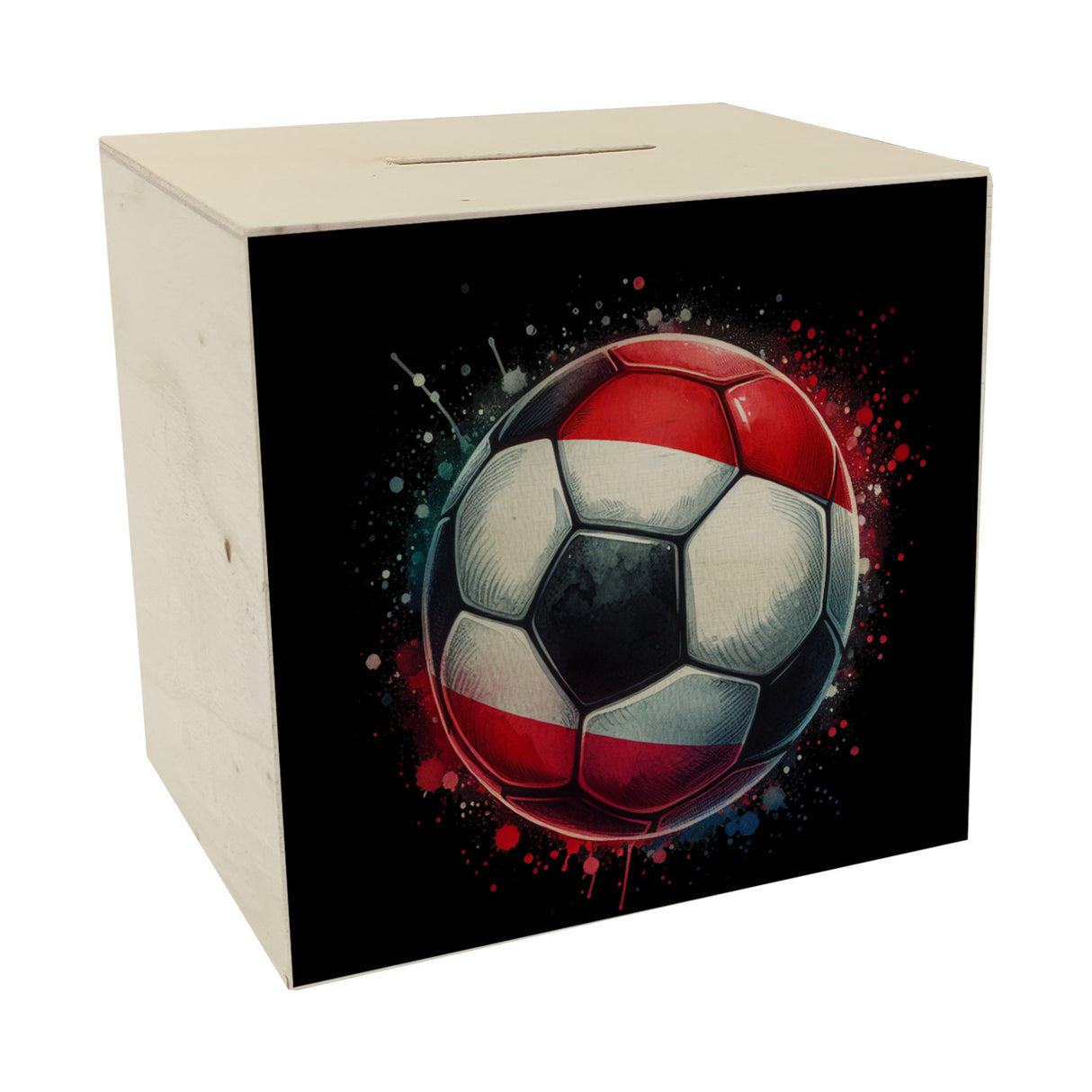 Fußball Österreich Flagge Spardose