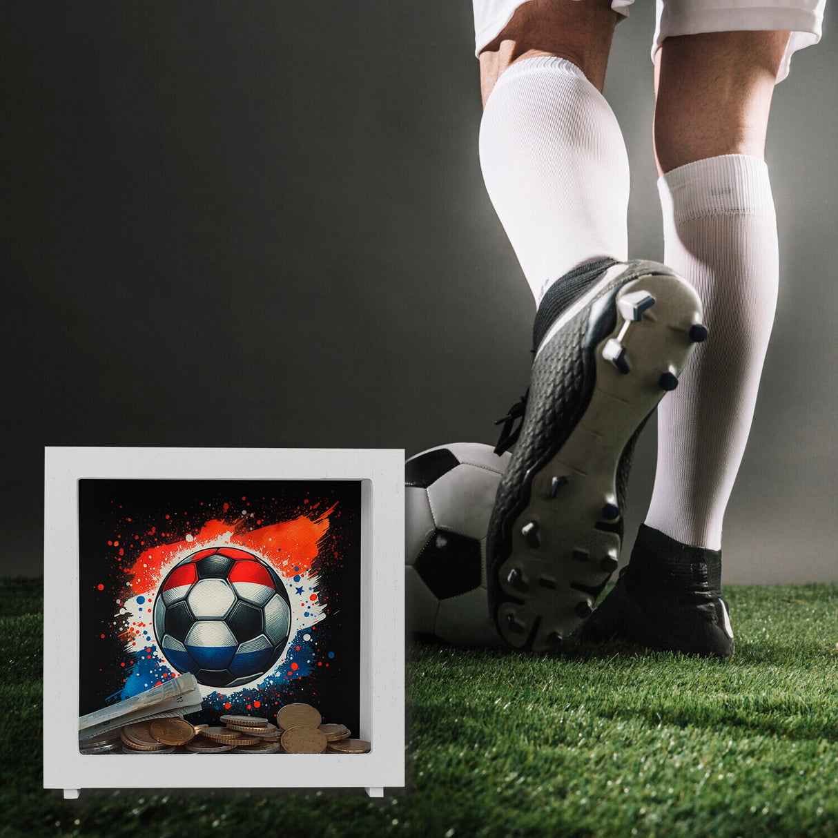 Fußball Niederlande Flagge Spardose