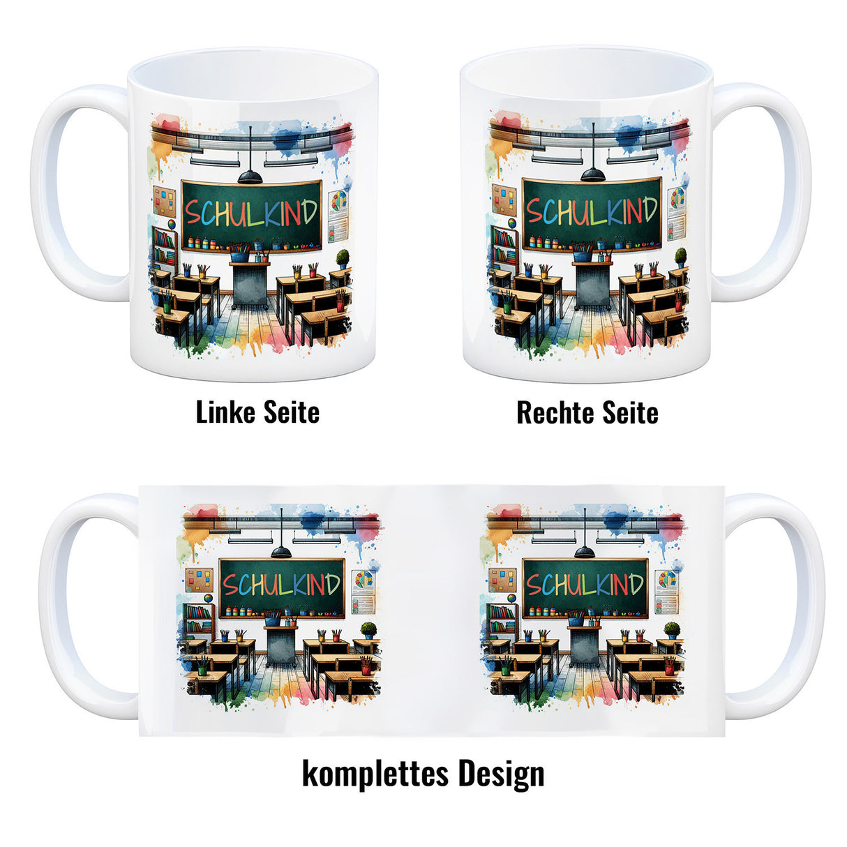 Schulkind Kaffeebecher