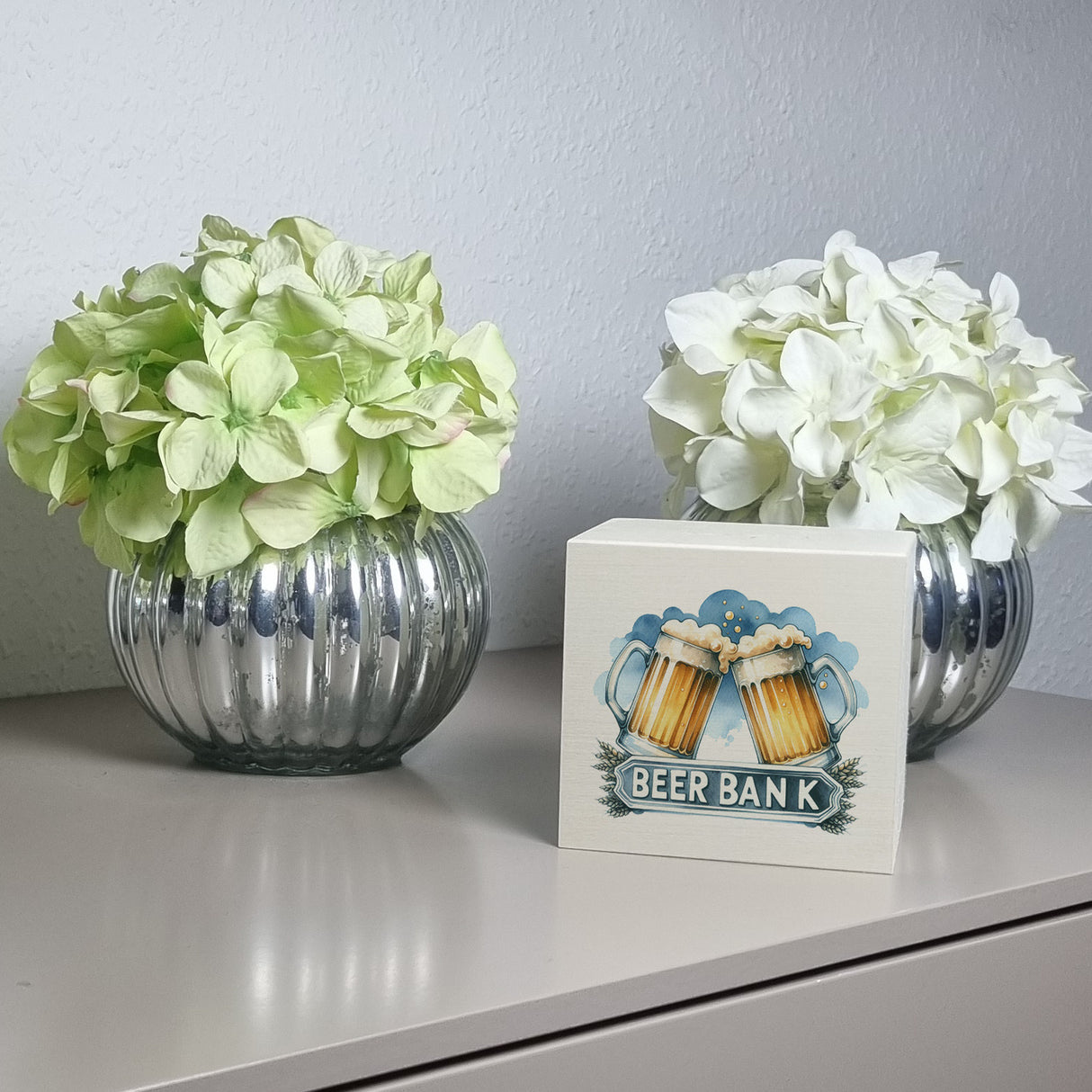 Bier Spardose mit Spruch Beer Bank