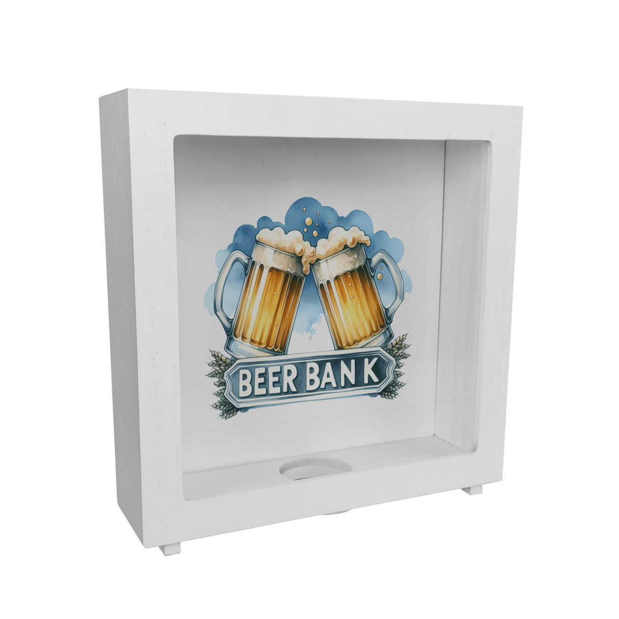 Bier Spardose mit Spruch Beer Bank