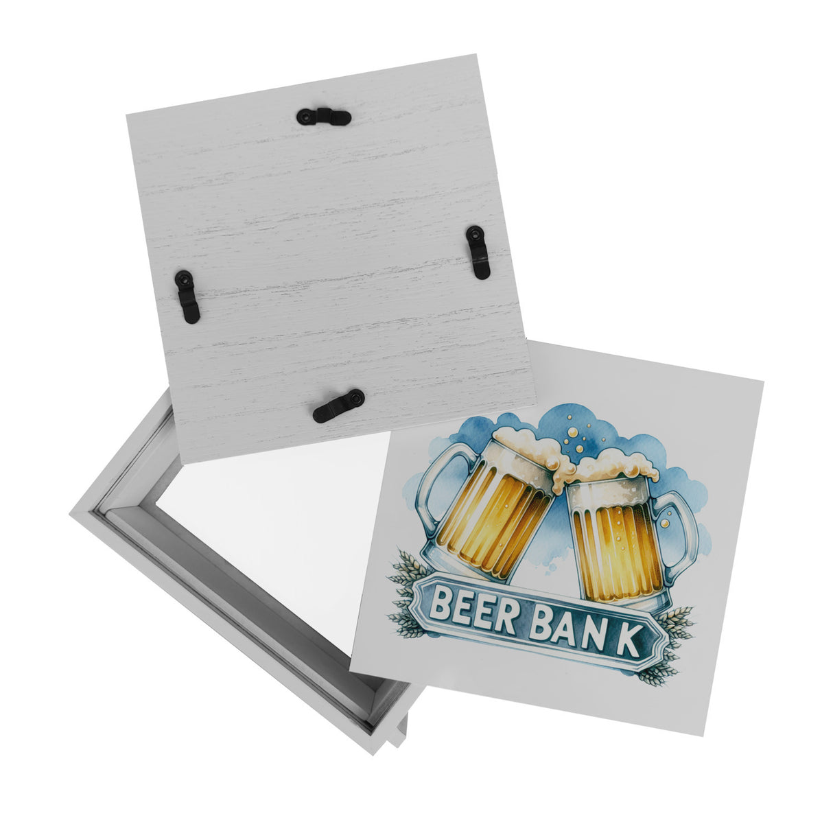 Bier Spardose mit Spruch Beer Bank