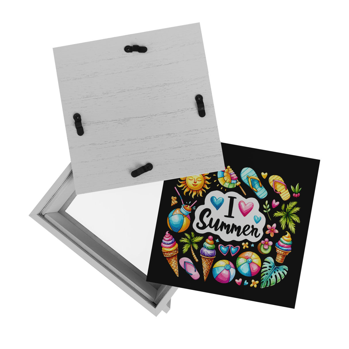 Endlich Sommer Spardose mit Spruch I love Summer