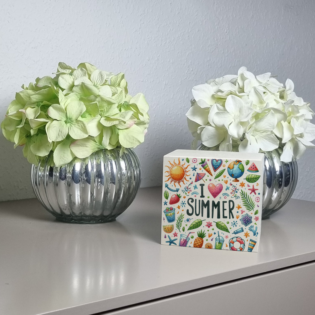 Sommer Spardose mit Spruch I love summer