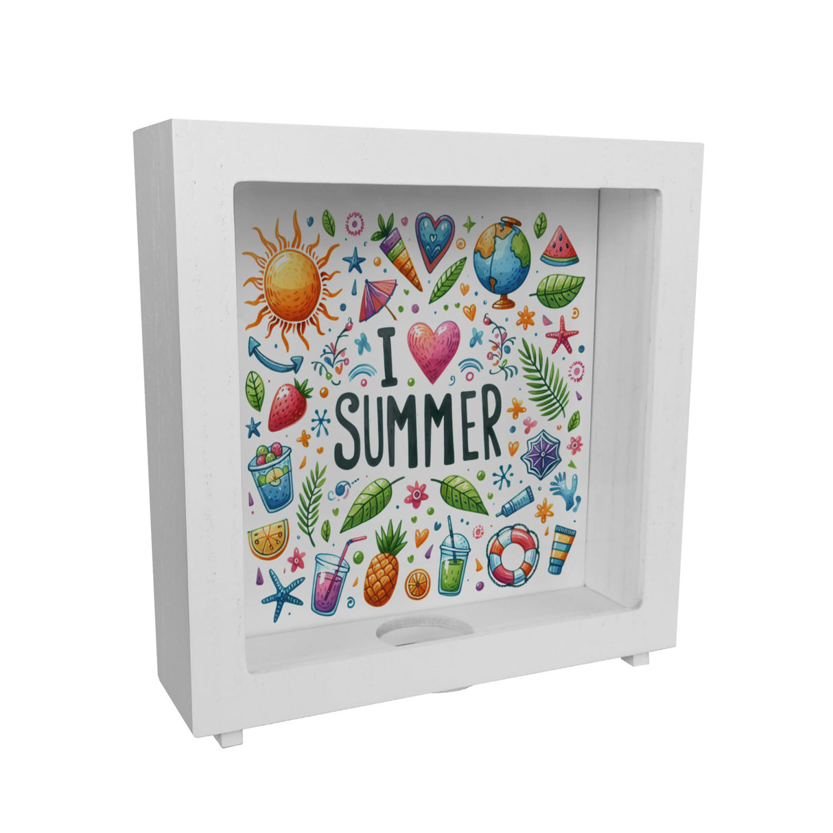 Sommer Spardose mit Spruch I love summer