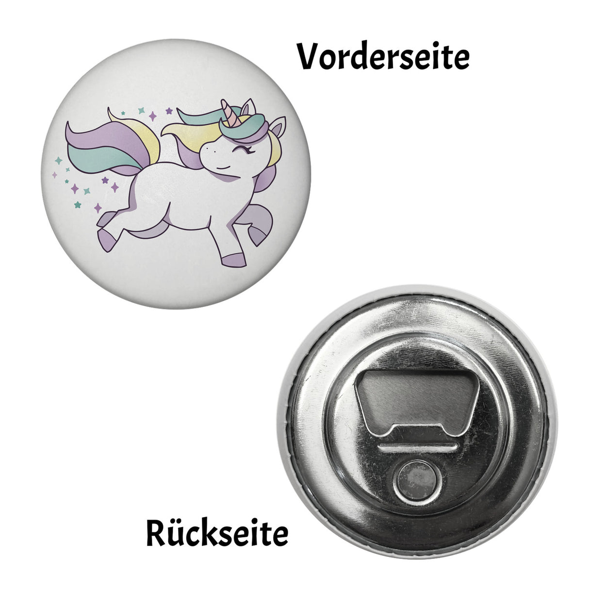 Einhorn Magnet rund