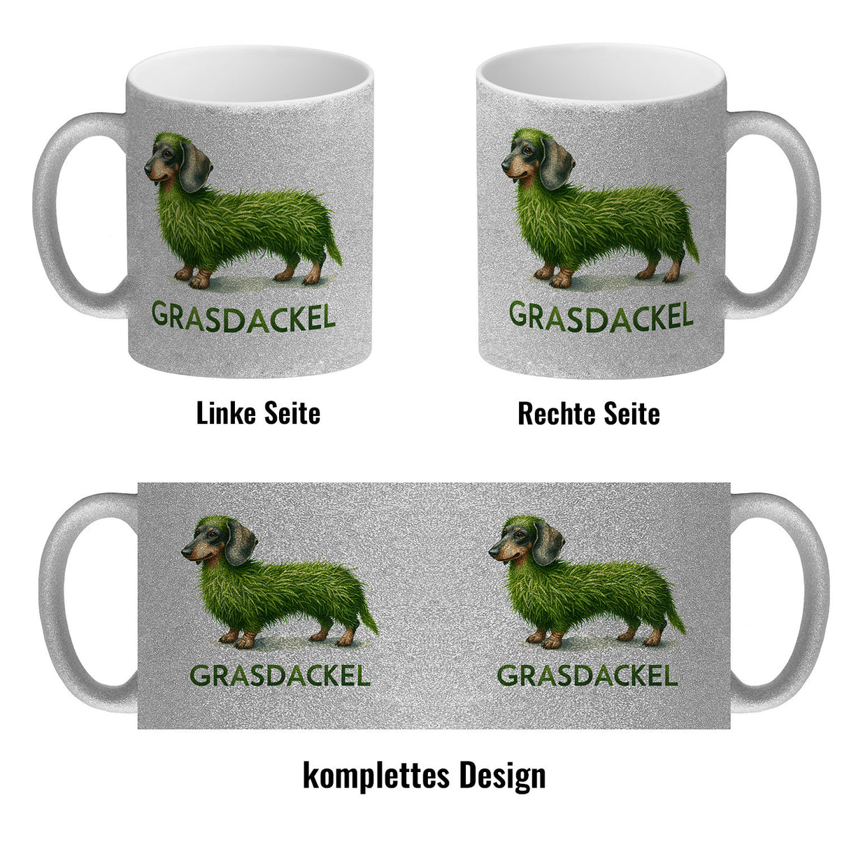 Grasdackel schwäbischer Dialekt Kaffeebecher