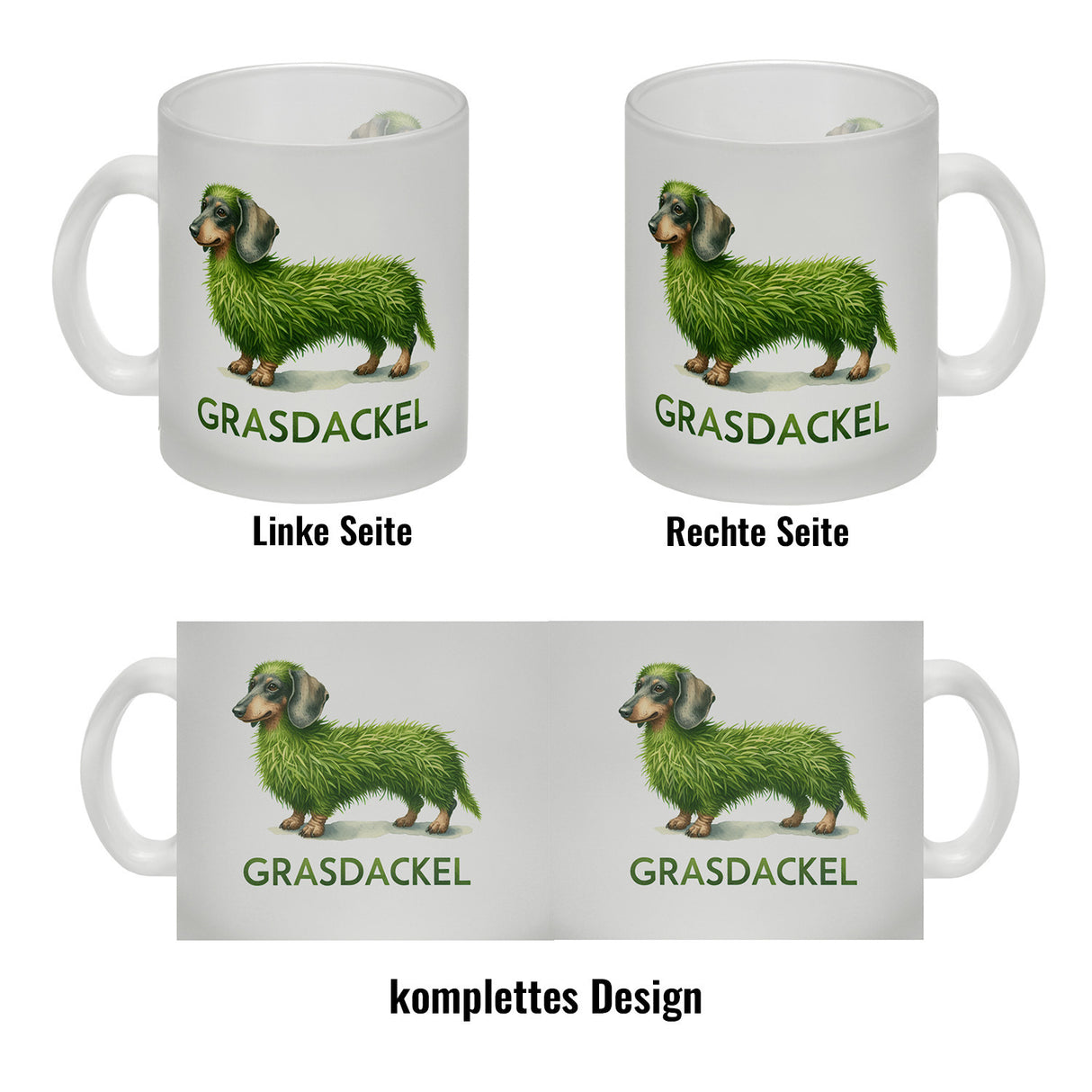Grasdackel schwäbischer Dialekt Kaffeebecher