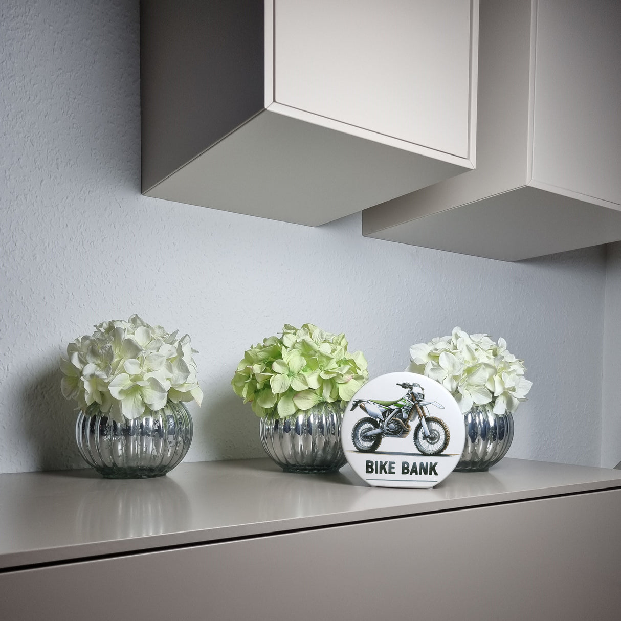 Enduro Motorrad Spardose mit Spruch Bike Bank